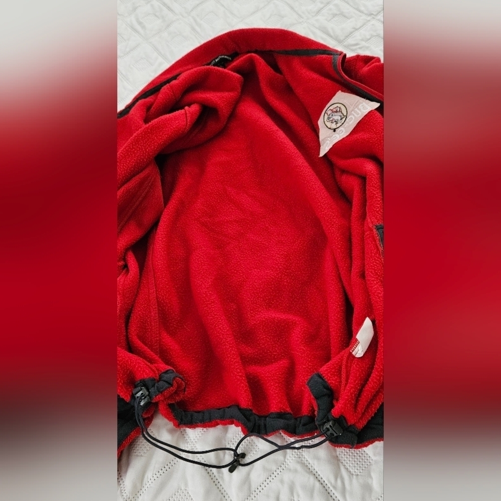 🌟Buc-ee's Mens Red Fleece Sweater Jacket XL🌟 - Picture 5 of 11